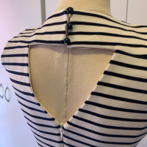 Esprit- 100% Cotton embroidered stripes dress - Picture 7 of 10